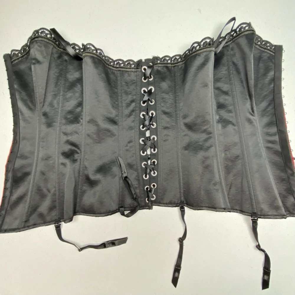 Red Adjustable Corset, O/S AAA121 - Picture 3 of 4